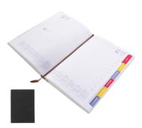 English Daily Planner Notepad Paper Black for Students