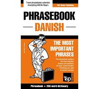 English-Danish phrasebook and 250-word mini dictionary: 87 (American English Collection)