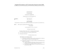 English Devolution and Community Empowerment Bill Amendments to be moved in Grand Committee [Supplementary to the Sixth Marshalled List] (House of Lords) HLB 150 VI b