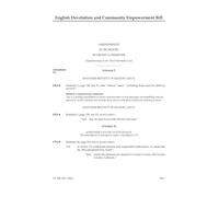 English Devolution and Community Empowerment Bill Amendments to be moved in Grand Committee [Supplementary to the Third Marshalled List] (House of Lords) HLB 150 III a