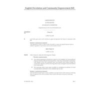English Devolution and Community Empowerment Bill Amendments to be moved in Grand Committee [Supplementary to the Second Marshalled List] (House of Lords) HLB 150 II a