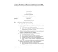 English Devolution and Community Empowerment Bill Amendments to be moved in Grand Committee [Supplementary to the Fourth Marshalled List] (House of Lords) HLB 150 IV a