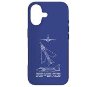 English Electric Lightning Fighter Plane Blueprints Case for iPhone 17