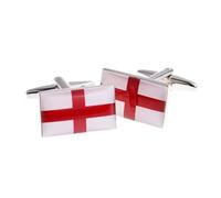 English England St George National Flag Cufflinks