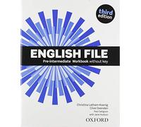 English file 3rd edition pre-intermediate; workbook without key pack