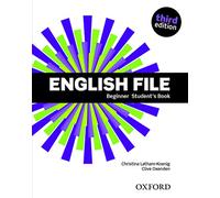 ENGLISH FILE BEGINNER STUDENT'S BOOK 3RD