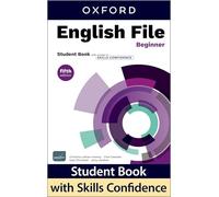 English File fifth edition Beginner Student Book with access to Skills Confidence: Print Student Book and 2 years' access to Student Resources, and Skills Confidence, available on Oxford English Hub.