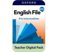 English File: Pre-Intermediate: Teacher Digital Pack: 4 years' access to Teacher's Guide (PDF), Classroom Presentation Tools, Online Practice, Teacher Resources, and Assessment.