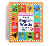 English First Word Sound Book, 470+ Sounds, 21 Themes, My First English Sound Toy, Interactive Sound Books, Learning Toys for Kids, Educational Gifts