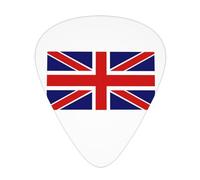 English flag print Celluloid Guitar Plectrums for Acoustic Guitar Bass,Guitar Picks with Organizer Box