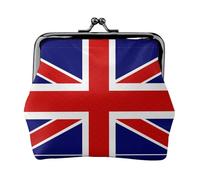 English Flag Print Change Purse Women's Coin Purse Small Pouches with Kiss Lock,for Coins Cards Small Items