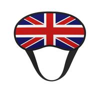 English Flag Print Unisex Blackout Sleep Mask Comfortable Eye Mask for Travel Meditation Sleep Travel