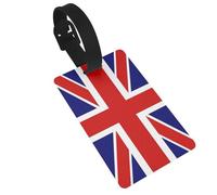 English Flag Printed Travel Bag Labels Unique Suitcase Identifiers with Personal Information Column