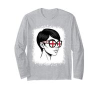 English Flag Sunglasses National Pride Travel Long Sleeve T-Shirt