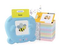 English Flash Cards for Kids, Cartoon English Talking Flash Cards, Visual Words Flash Cards, Educational Toys, Speech Flash Cards with 255 Cards for Ha