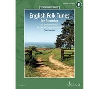English Folk Tunes for Recorder recorder Peter Bowman Schott Musi