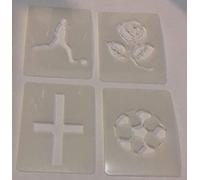English football themed face painting stencils England Euros Internationals World Cup
