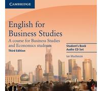 English for Business Studies Audio CDs (2): A Course for Business Studies and Economics Students