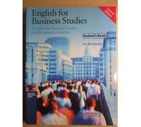 English for Business Studies Student's book: A Course for Business Studies and Economics Students