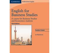 English for Business Studies - Third Edition. Teacher's Book