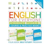 English for Everyone: Intermediate and Advanced Box Set: Course and Practice Books Four-Book Self-Study Program
