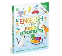 English for Everyone Junior 5 Words a Day - Ages 6-9 - Flexibound
