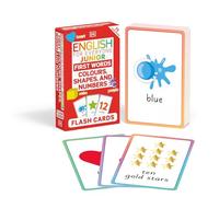 English for Everyone Junior First Words Colours, Shapes, and Numbers Flash Cards