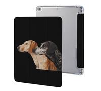 English Foxhounds Dogs Stylish Tri-fold Tablet Case Compatible with IPAD 2017/2018/Air1/Air2 (9.7in) Anti-Scratch Covers with Pen Slot