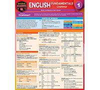 English Fundamentals 1 - Grammar: A Quickstudy Language Arts Laminated Reference Guide