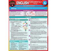 English Fundamentals 4 - Writing: A Quickstudy Language Arts Laminated Reference Guide