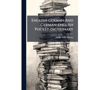 English-german And German-english Pocket-dictionary