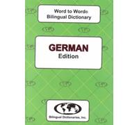 English-German & German-English Word-to-Word Dictionary