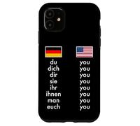 English German Grammar Learning Funny Teachers Case for iPhone 11