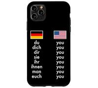 English German Grammar Learning Funny Teachers Case for iPhone 11 Pro Max