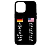 English German Grammar Learning Funny Teachers Case for iPhone 12 Pro Max