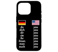 English German Grammar Learning Funny Teachers Case for iPhone 16 Pro