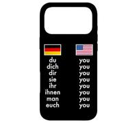 English German Grammar Learning Funny Teachers Case for iPhone 17 Pro Max