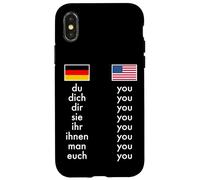 English German Grammar Learning Funny Teachers Case for iPhone X/XS
