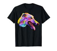 English Greyhound Colorful Pop Art Portrait for Dog Owners T-Shirt