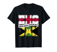 English Grown and Jamaican Roots England and Jamaica Mix T-Shirt