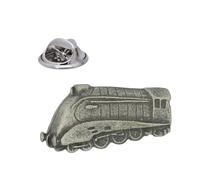English Handmade Pewter Mallard Steam Train Lapel Pin Badge 25 x 12 mm
