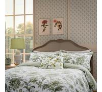 English Heritage English Garden Floral Single Duvet Cover SET, Willow