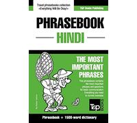 English-Hindi phrasebook and 1500-word dictionary: 152 (American English Collection)