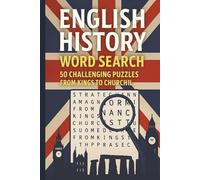 English History Word Search Puzzle Book: Word Searches with Easy to Read Print about English History, Kings and Queens, Battles and More | 6x9 Inches ... Gifts for Holidays, Vacations and Free Time