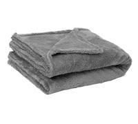 English Home Fleece Throw Blanket,Soft Plush Blanket for Couch Sofa or Bed Throw Size, Super Cozy and Comfy for All Seasons, 47" 67" | Anthracite - 120x170