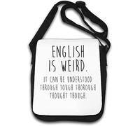 English Is Weird Shoulder Bag White
