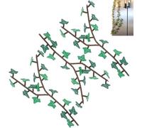 English Ivy Fridge Magnet with Articulating Stem, 3D Printed Magnet Ivy Fridge Magnet with Articulating Stems, Funny Fake Ivy Fridge Magnets for Home Kitchen Office, Gift for Plant Lover (3Pcs)