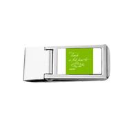 English Language Culture Common Sense Seafood Slim Money Clip Stainless Holder Pocket Wallet
