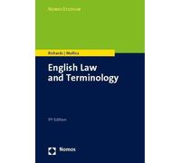 Claudina Richards Viviana Mollica English Law and Terminology (Paperback)