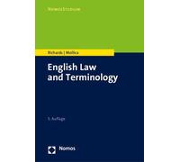 Claudina Richards Viviana Mollica English Law and Terminology (Paperback)
